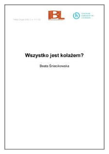 Wszystko jest kolażem?