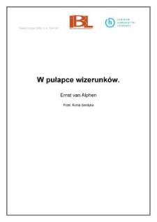 W pułapce wizerunk&oacute;w