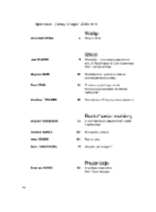 Teksty Drugie Nr 5 (2009), Spis treści