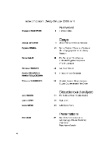 Teksty Drugie Nr 4 (2008), Index of Content