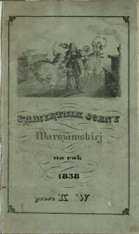 Pamiętnik Sceny Warszawskiej na Rok 1838