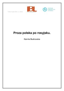 Proza polska po rosyjsku