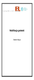 Nobilitacja groteski