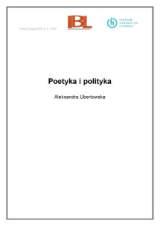 Poetyka i polityka