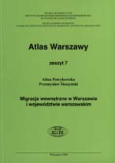 Migracje wewnętrzne w Warszawie i województwie warszawskim
