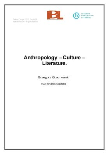 Anthropology &ndash; Culture &ndash; Literature