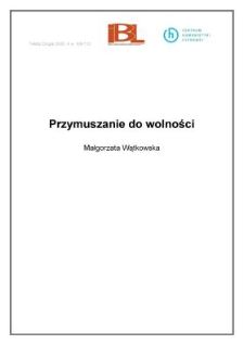 Przymuszanie do wolności