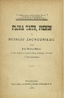 Flora Tatr, Pienin i Beskidu Zachodniego