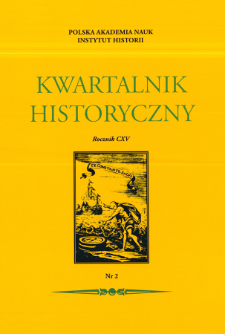Rzeczpospolita między Prusami a Rosją w świetle polsko-pruskiego sporu o cło generalne w 1765 r. Cz. 1