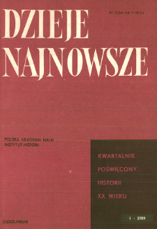 Problematyka polska w trzech gazetach niemieckich z lat 1933-1934: "V&ouml;lkischer Beobachter", "Frankfurter Zeitung", "K&ouml;lner Stadt Anzeiger"