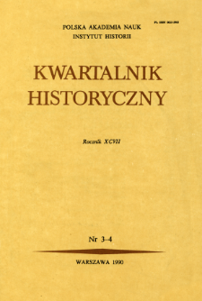 Kwartalnik Historyczny R. 97 nr 3-4 (1990), Kronika