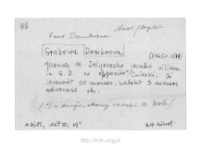 Dąbrowa. Files of Nur district in the Middle Ages. Files of Historico-Geographical Dictionary of Masovia in the Middle Ages