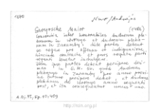 Świerże-Kończany. Files of Nur district in the Middle Ages. Files of Historico-Geographical Dictionary of Masovia in the Middle Ages