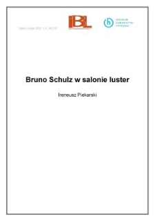 Bruno Schulz w salonie luster