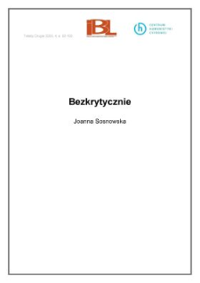 Bezkrytycznie