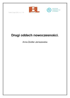Drugi oddech nowoczesności