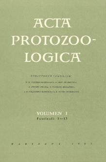 Acta Protozoologica, Vol. 1, Fasc. 1-13