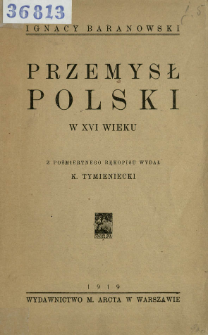 Przemysł polski w XVI wieku