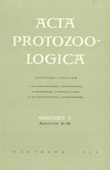 Acta Protozoologica, Vol. 1, Fasc. 25-30