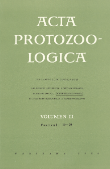 Acta Protozoologica, Vol. 2, Fasc. 19-29