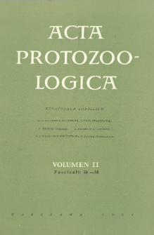 Acta Protozoologica, Vol. 2, Fasc. 30-38