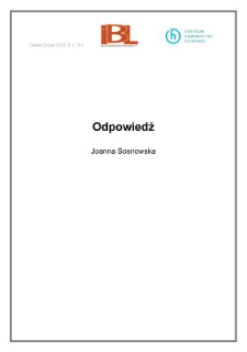 Odpowiedź