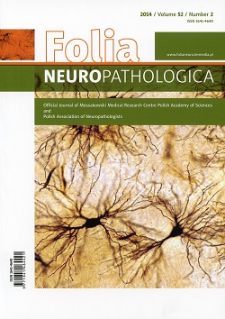 Folia Neuropathologica : former Neuropatologia Polska T.52 (2014) nr 2