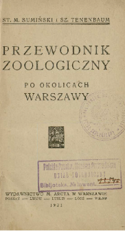 Przewodnik zoologiczny po okolicach Warszawy