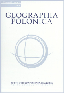 Geographia Polonica Vol. 88 No. 2 (2015), Contents