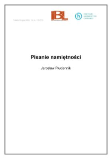 Pisanie namiętności