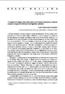 The magical Rhodopes. Some observations on the book Synkretyzm a podziałyreligijne w bułgarskich Rodopach, Magdalena Lubańska : [recenzje]