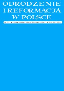 Polska tolerancja czy początki oświecenia? Jonasz Szlichtyng (1592‑1661) jako teolog „drugiej reformacji”