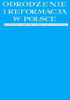 Konkurencyjne koncepcje przestrzeni : r&oacute;żnorodność wyznaniowych i politycznych geografii w niemieckojęzycznej publicystyce z czasu tumultu toruńskiego w 1724 roku