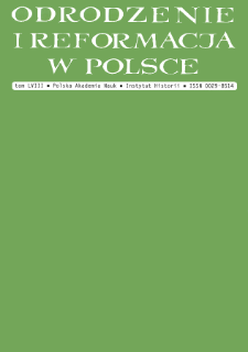 &bdquo;Grzeczny dysydent&rdquo;? O pracy Dariusza M. Bryćko, The Irenic Calvinism of Daniel Kałaj (d. 1681). A Study in the History and Theology of the Polish‑Lithuanian Reformation