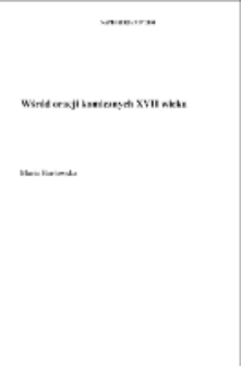 Wśr&oacute;d oracji komicznych XVII wieku