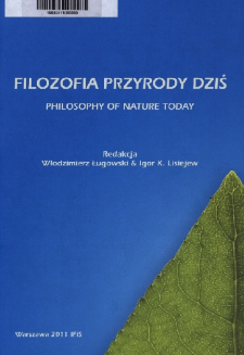 Filozofia przyrody - dziś = Philosophy of nature today. Spis treści