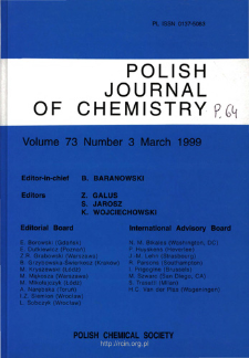 Vol. 73 no. 3 (1999) -SpisTreści-Okładki