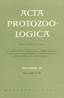 Acta Protozoologica, Vol. 4, Fasc. 1-10