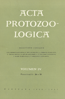 Acta Protozoologica, Vol. 4, Fasc. 26-35