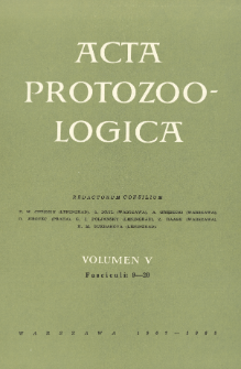 Acta Protozoologica, Vol. 5, Fasc. 9-20