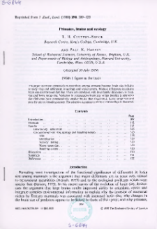 Primates, brains and ecology