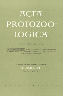 Acta Protozoologica, Vol. 6, Fasc. 20-26