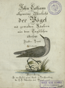 Johann Lathams allgemeine Uebersicht der Vögel. T. 3, cz. 1