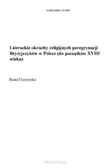 Literackie okruchy religijnych peregrynacji Brytyjczyków w Polsce (do początków XVIII wieku)