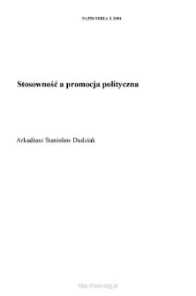 Stosowność a promocja polityczna