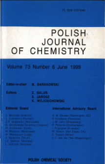 Vol. 73. no. 6 (1999) - SpisTreści-Okładki