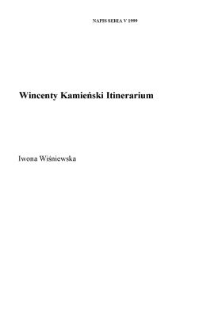 Wincenty Kamieński: "Itinerarium"