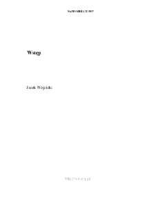 Wstęp
