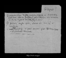 Giżyno. Files of Przasnysz district in the Middle Ages. Files of Historico-Geographical Dictionary of Masovia in the Middle Ages