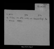 Kamień. Files of Przasnysz district in the Middle Ages. Files of Historico-Geographical Dictionary of Masovia in the Middle Ages